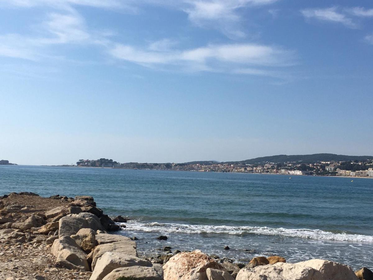 Les Galets De Sanary - Vue Mer 외부 사진